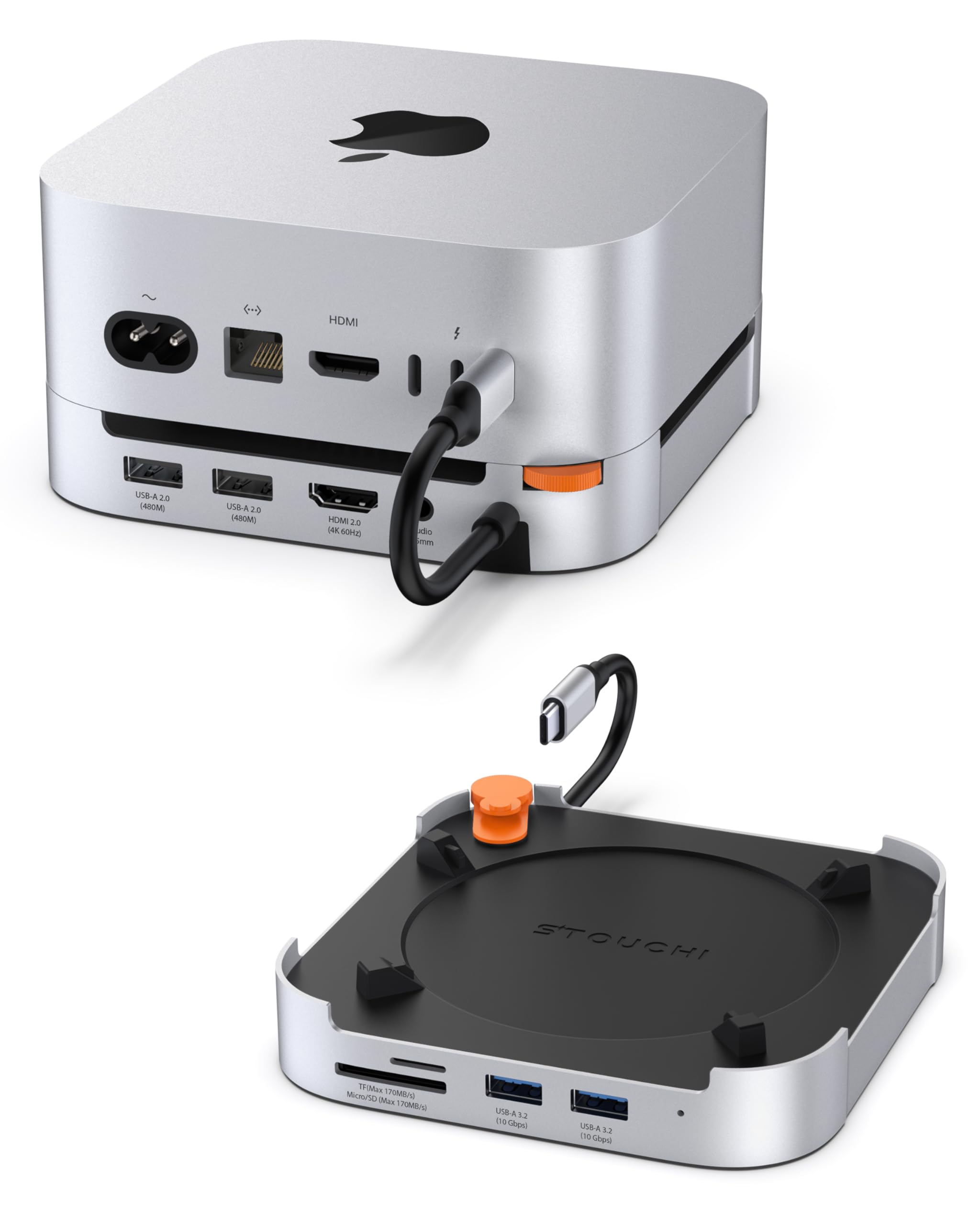ミニPC Mac mini M4 (16GB /256GB ) +STOUCHI hub Amazon.com: Stouchi Mac mini M4 Dock Stand with 8TB NVMe SATA SSD